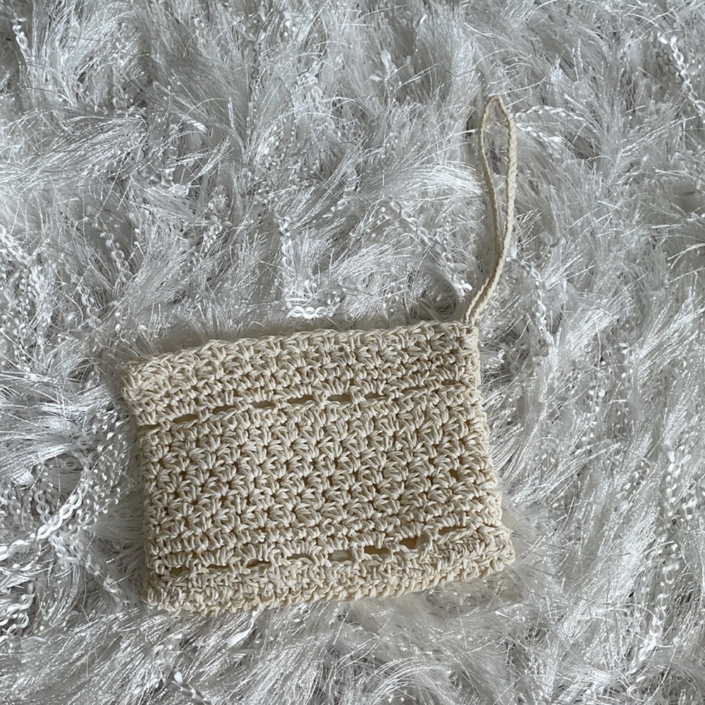 Crochet Zip Top Wristlet